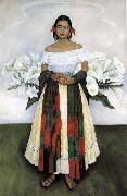 Diego Rivera Portrait of Dabi oil painting artist